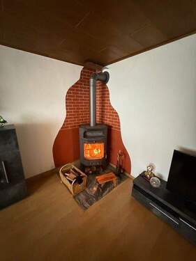 Holzofen Wohnzimmer - 