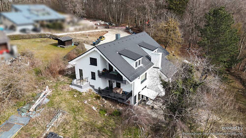 Drohnenaufnahme - 1 Zimmer Mehrfamilienhaus, Wohnhaus in Westerheim