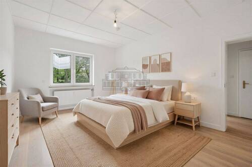 Schlafzimmer Visualisierung - Etagenwohnung mit 100,00 m&sup2; in Aachen zum Kaufen