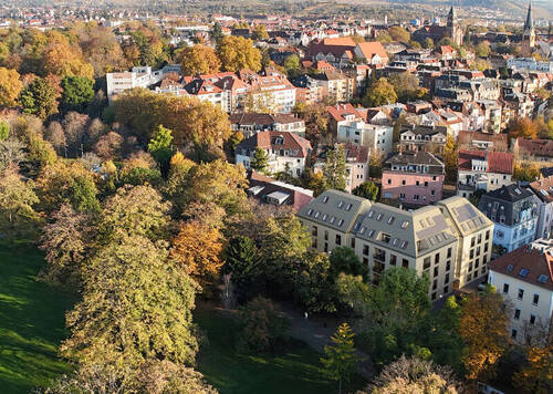 Luftbild Kurpark Bad Cannstatt - 2 Zimmer Etagenwohnung zum Kaufen in Stuttgart / Bad Cannstatt