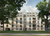 Straßenansicht Kurpark Bad Cannstatt - 2 Zimmer Etagenwohnung in Stuttgart / Bad Cannstatt