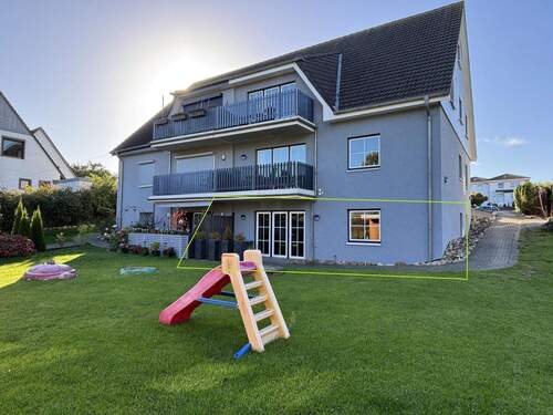 Eingang Garten-Terrasse - 3 Zimmer Etagenwohnung zum Kaufen in Heiligenhafen