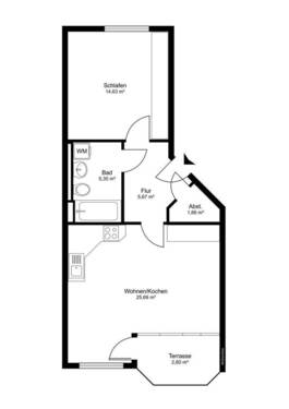 Bild 4 - Etagenwohnung mit 55,60 m&sup2; in Schwerin zum Kaufen
