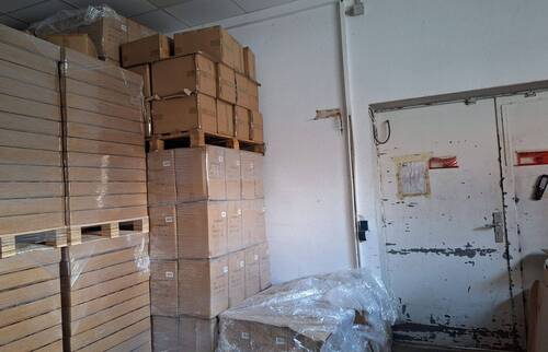 Blick in Kalthalle 2 - 