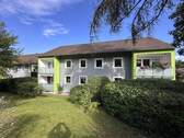 Gartenansicht - Attraktive 3-Zimmer-Wohnung mit Balkon