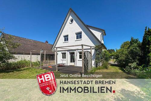 ab dem 13 - Oberneuland Frischrenoviertes freistehendes Einfamilienhaus mit Sonnengarten und Carport