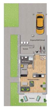 Haus 8, EG.jpg - Mehrfamilienhaus, Wohnhaus in Konstanz