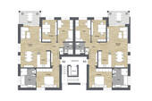011 - Haus A - Grundriss 1. Obergeschoss - 