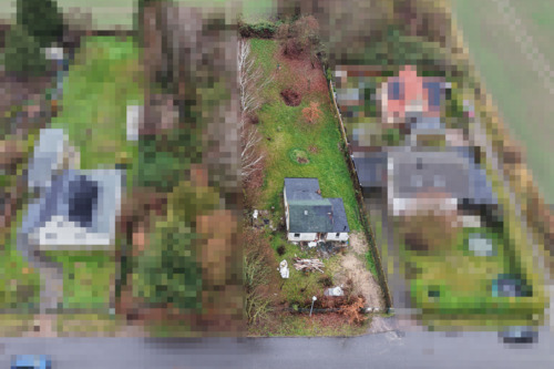 Luftaufnahme - Doppeltes Bauglück in Panketal: 1.228 m² für zwei Familienträume