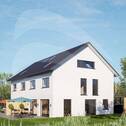 Visualisierung Ost-Seite - Doppelhaushälfte mit 209,60 m&sup2; in Passau zum Kaufen