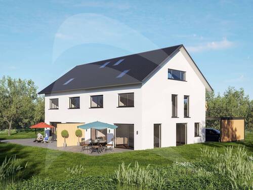 Visualisierung Ost-Seite Garten - 