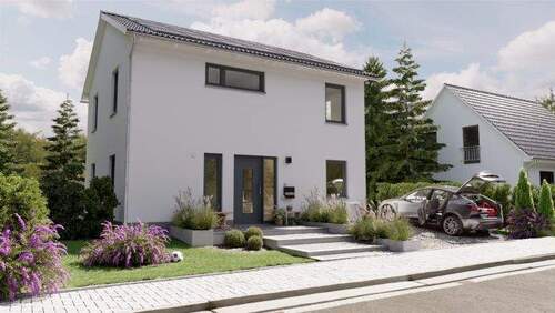 Stadthaus-Flair-124-Strasse-Satteldach-PV - 