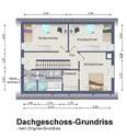 Dachgeschoss-Grundriss - 