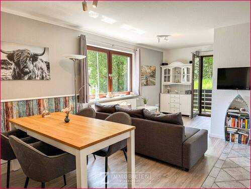 Blick in den Wohnbereich - 2 Zimmer Etagenwohnung zum Kaufen in Sankt Peter-Ording / Ording