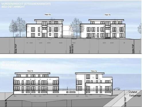 seitenansicht-2-gebaeude - 4 Zimmer Etagenwohnung in Remich