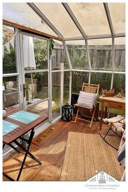 Wintergarten zur Terrasse hin - 