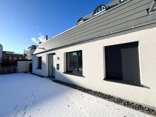 Außenansicht Bungalow - Neubau-Bungalow mit eigenem Zugang - komfortabel & barrierefrei