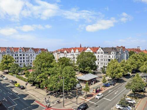 Ausblick aus Wohnzimmer - 2 Zimmer Etagenwohnung in Hannover