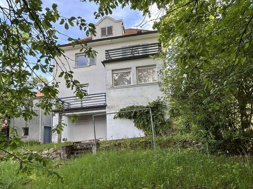 Hausansicht - Gartenseite - 4 Zimmer Einfamilienhaus zum Kaufen in Ansbach