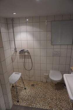 Badezimmer barrierefreie Wohnung Gartengeschoss - 1 Zimmer Mehrfamilienhaus, Wohnhaus in Lahr/Schwarzwald