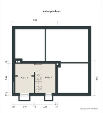 Kellergeschoss - 5 Zimmer Einfamilienhaus in Papenburg / Siedlung Herbrum