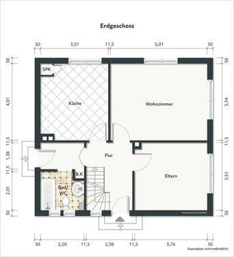 Erdgeschoss - Einfamilienhaus mit 99,00 m&sup2; in Papenburg / Siedlung Herbrum zum Kaufen