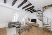 Unverbindliche Visualisierung - Modern & gemütlich - 47 m² Dachgeschosswohnung im Denkmalbau