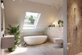 Visualisierung Badezimmer - Doppelhaushälfte mit 148,70 m² in Hamburg zum Kaufen