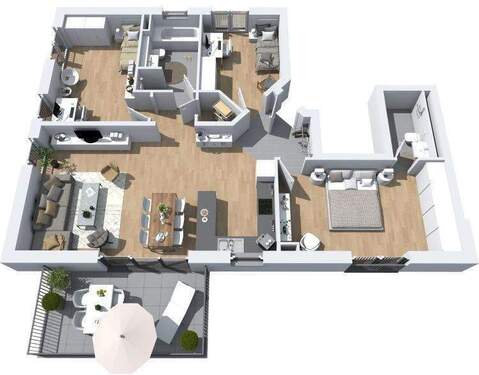 4 ZKBB mit ca. 100 m² - 