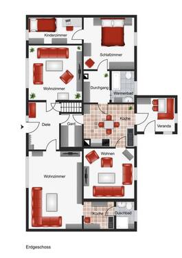 Erdgeschoss - 5 Zimmer Mehrfamilienhaus, Wohnhaus zum Kaufen in Neuburg / Nantrow