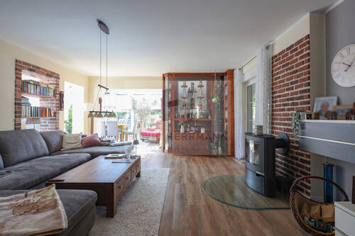 Wohnen mit Kamin - 