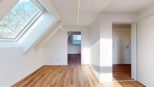 Wohnbereich - Ansicht IV - Etagenwohnung mit 50,10 m&sup2; in Frankfurt am Main zum Kaufen