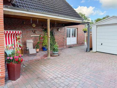 Überdachte Terrasse Haus B - 