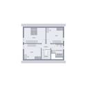 Grundriss Dachgeschoss - 4 Zimmer Einfamilienhaus in Oedheim