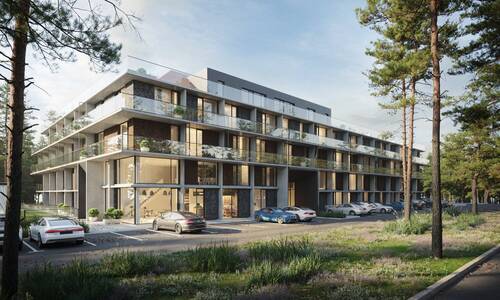 1 - Investitionsgrundstück mit Bauprojekt und Baugenehmigung für 110 Wohnungen zum Verkauf (Rogowo, Westpommern)