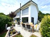 Ansicht Süden Terrasse - 4 Zimmer Einfamilienhaus in Feldkirchen-Westerham