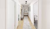 Visualisierung des Flurs der Eigentumswohnung - 3 Zimmer Etagenwohnung zum Kaufen in Hasloh