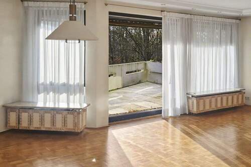 Blick auf Terrasse - 