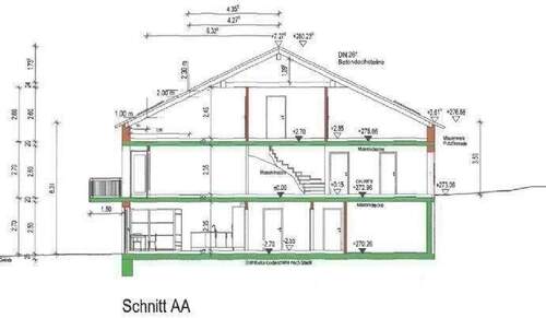 Unten: EG-Whg Nord, Mitte: EG-Whg Süd + DG - 
