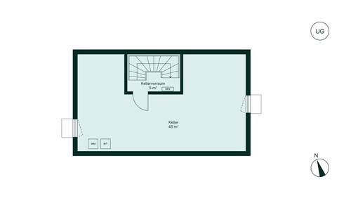 Geräumiges Untergeschoss - 