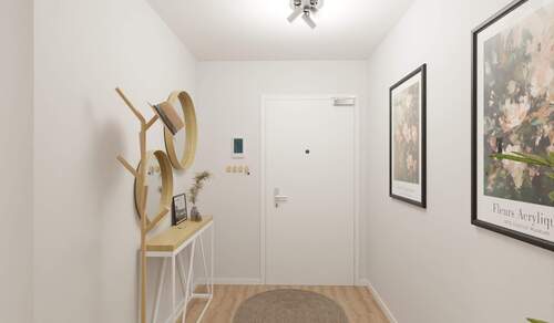 Heller und freundlicher Eingangsbereich - 3 Zimmer Etagenwohnung zum Kaufen in Germersheim