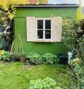 ein Blickfang im Garten… das grüne Gartenhaus - 