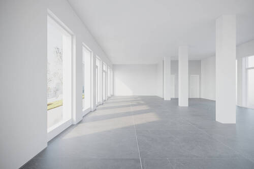 Visualisierung Innenräume - UNBEGRENZTE MÖGLICHKEITEN Exklusive Gewerbefläche im Neubauprojekt 'Prager RiebECK'