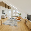 Visualisierung - Wohnbeispiel - 2 Zimmer Etagenwohnung in Überlingen