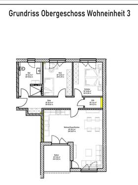 Wohnung 1. Obergeschoss / WE 3 - 