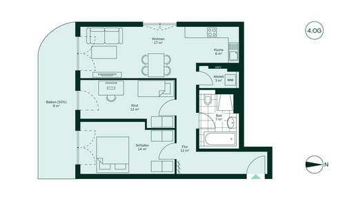 Komfortable Eigentumswohnung - 