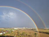 Regenbogen über München - 