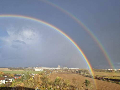 Regenbogen über München - 