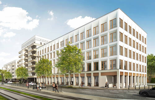 Visualisierung Gebäudeansicht - Büro zur Miete in Leipzig