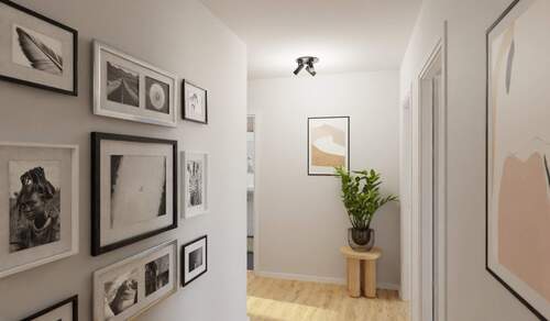 Heller und freundlicher Flur - 